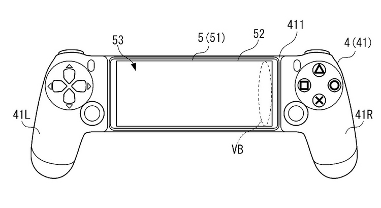 Sony запатентовала контроллер PlayStation для мобильных устройств