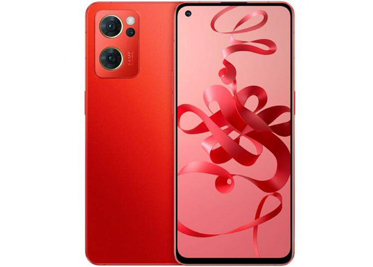 Представлен смартфон Oppo Reno7 New Year Edition в ярко-красном цвете