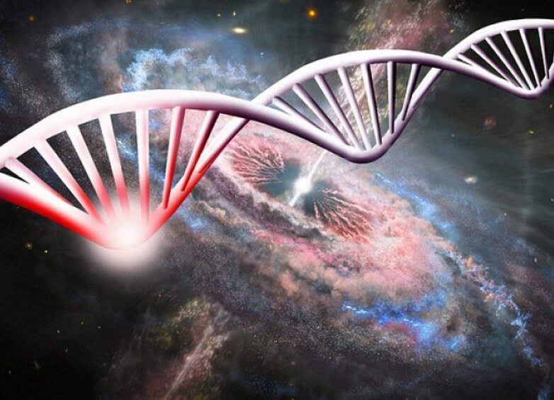 Космические лучи ДНК. ДНК космос. Космическое радиоактивное излучение. С помощью чего ученые выяснили что в невесомости можно жить.