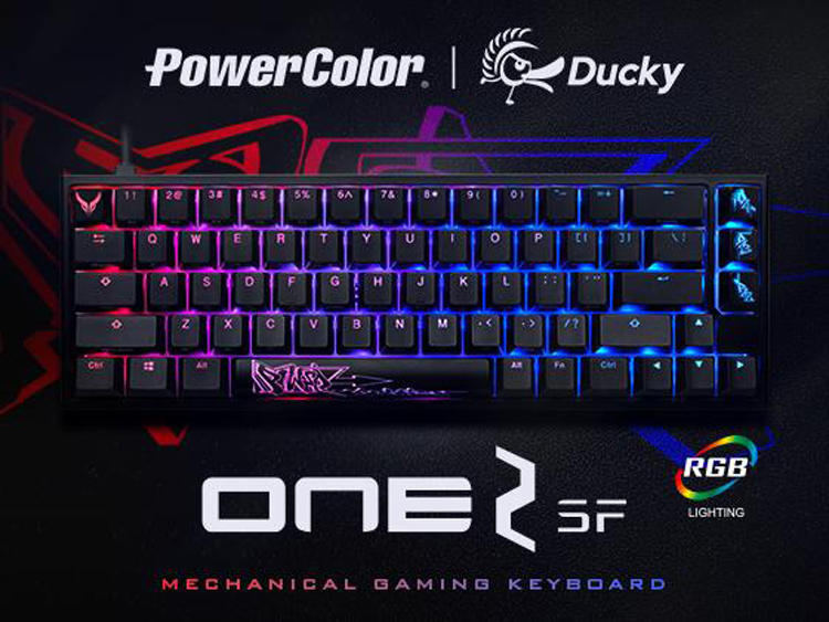 PowerColor выпустила компактную игровую клавиатуру X Ducky One 2 SF RGB