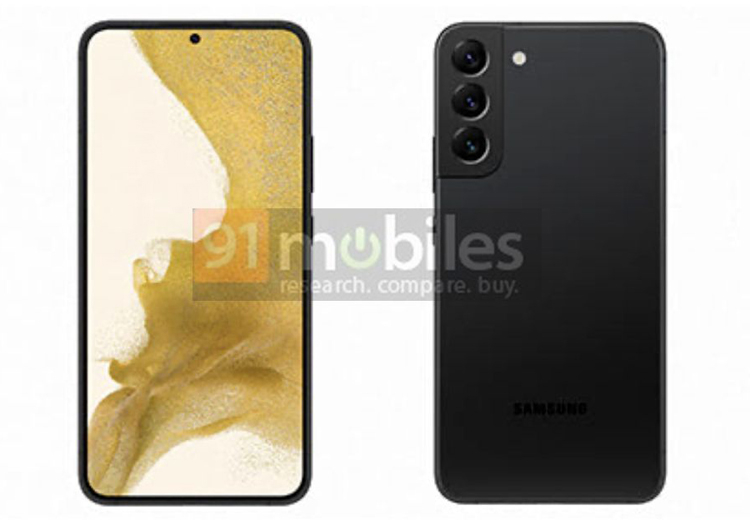 Смартфон Samsung Galaxy S22+ предстал на рендерах с тройной камерой