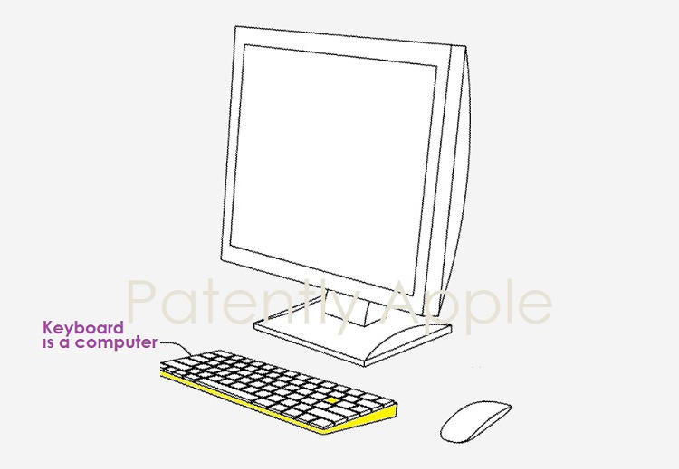 Apple запатентовала компьютер, встроенный в клавиатуру — компактный Mac, которому нужен только монитор