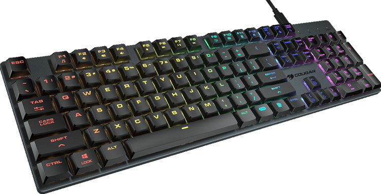 Cougar выпустила игровую клавиатуру Luxlim с оптико-механическими переключателями