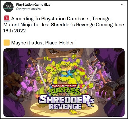 Слухи: олдскульный боевик Teenage Mutant Ninja Turtles: Shredder’s Revenge поступит в продажу до конца июня