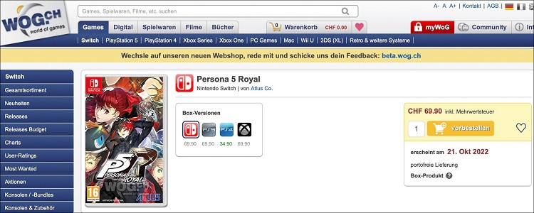 Слухи: расширение списка целевых платформ Persona не ограничится PC, Xbox и PlayStation