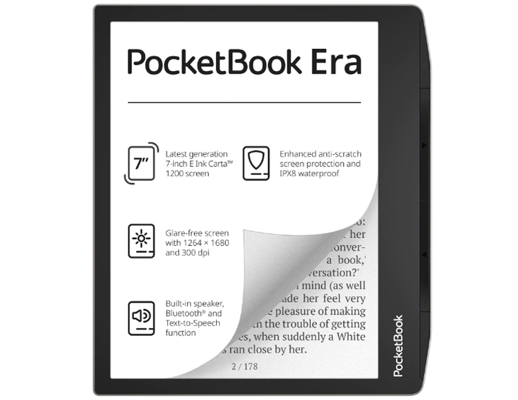 Ридер Pocketbook Era с сенсорным экраном получил водонепроницаемый корпус