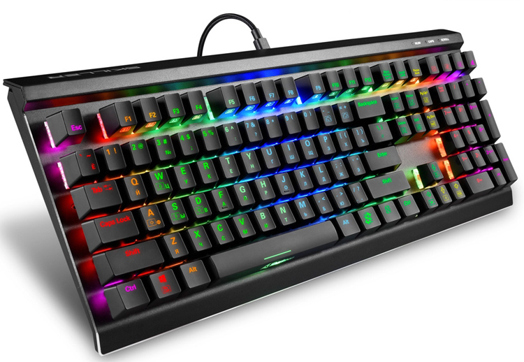 Клавиатура Sharkoon Skiller SGK60 оснащена RGB-подсветкой и переключателями Kailh Box