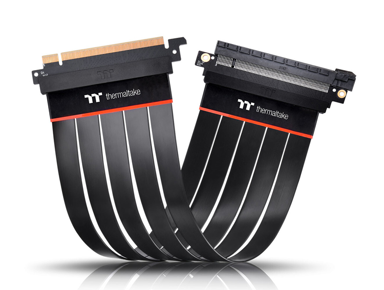 Thermaltake выпустила гибкие райзеры для видеокарт TT Premium PCI-e 4.0 Extender