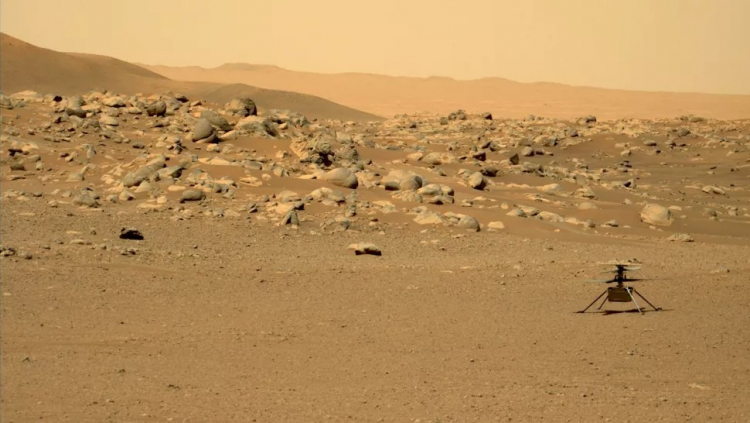 NASA приостановила полёты вертолёта Ingenuity на Марсе из-за зимних пыльных бурь
