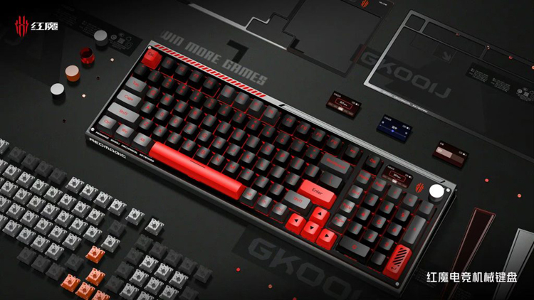 Nubia анонсировала клавиатуру и мышь Red Magic для киберспортсменов