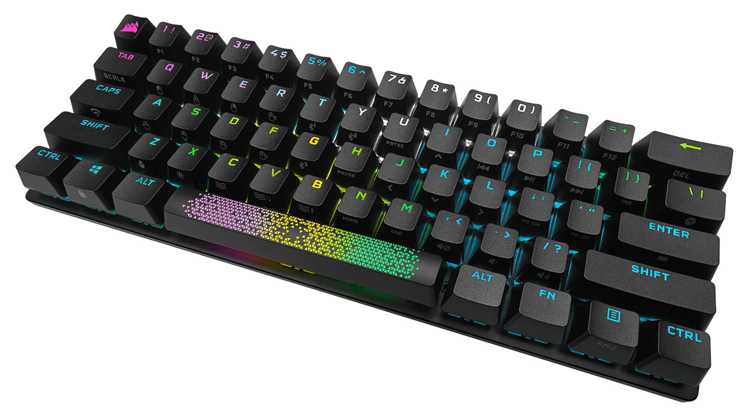 Corsair выпустила компактную игровую клавиатуру K70 Pro Mini с RGB-подсветкой
