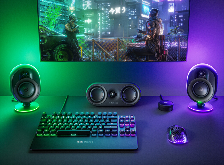 SteelSeries выпустила аудиосистемы Arena для игровых компьютеров
