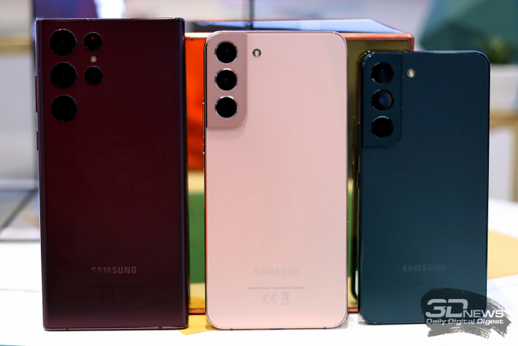 Раскрыты характеристики дисплеев смартфонов серии Samsung Galaxy S23