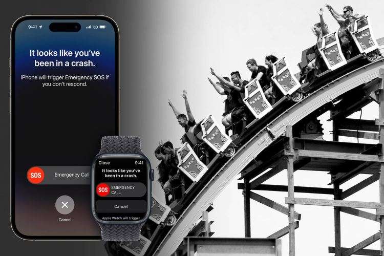 Apple iPhone 14 принимает американские горки за ДТП и вызывает экстренные службы