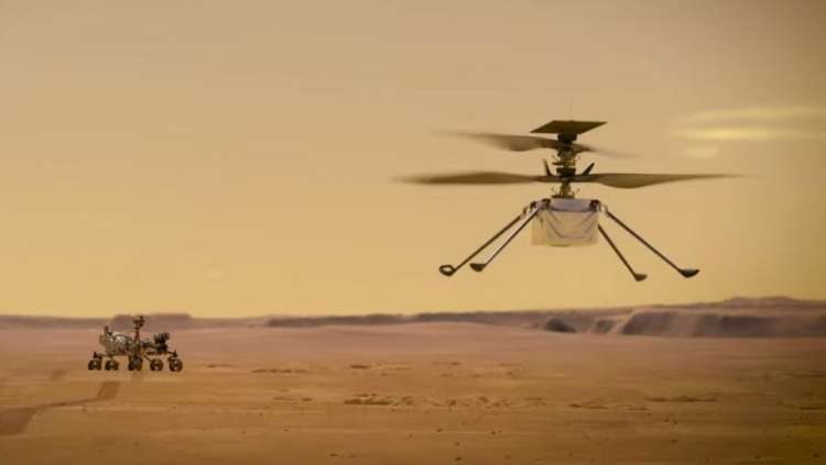 Марсианский вертолёт Ingenuity совершил 36-й полёт на Красной планете
