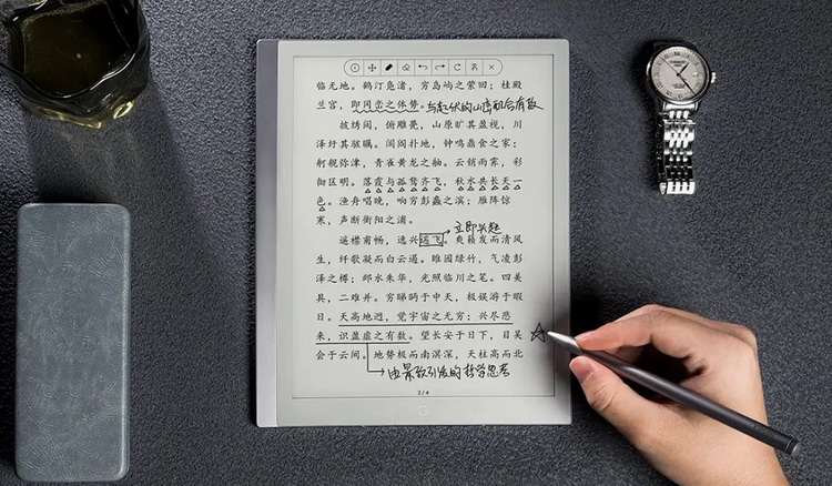 Xiaomi представила планшет Note E-Ink с чёрно-белым экраном