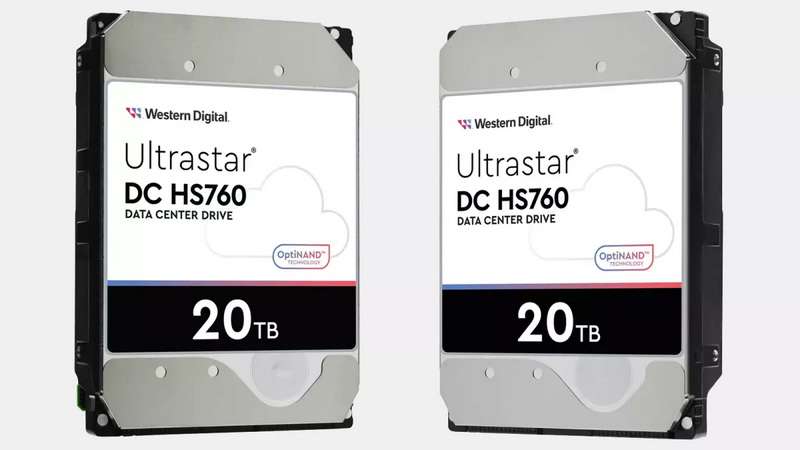 Western Digital представила самый быстрый HDD в мире — 20 Тбайт и 582 Мбайт/с
