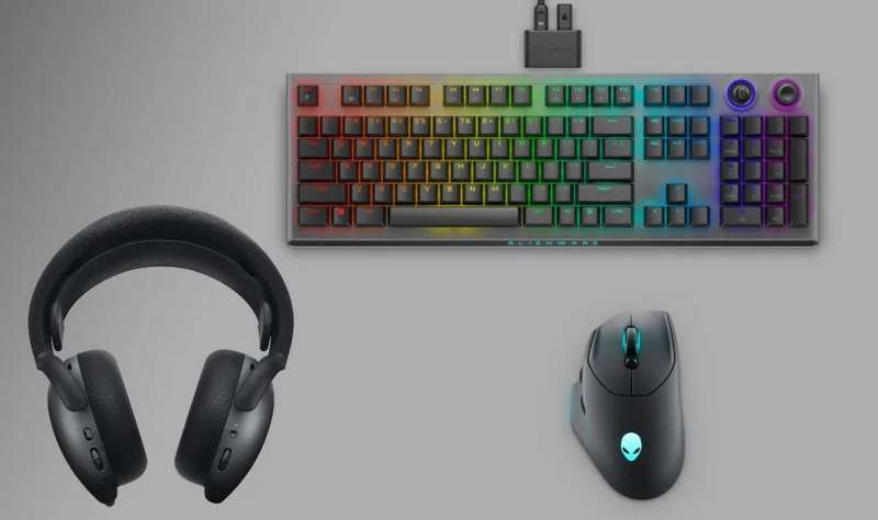 Alienware представила новые механические клавиатуры, игровые гарнитуры и беспроводную мышь