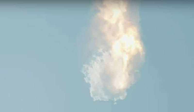 Ракета Starship не желала самоликвидироваться — взрыв произошёл лишь через 40 секунд после отправки команды