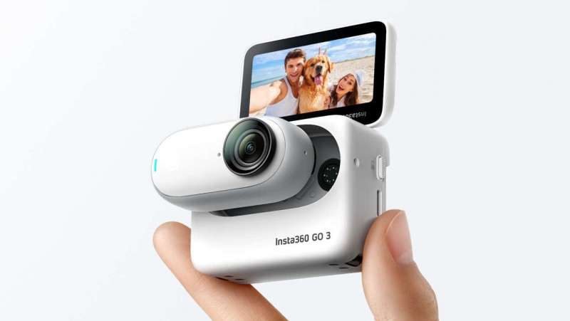 Insta360 представила сверхкомпактную экшн-камеру GO 3 с зарядным чехлом с экраном