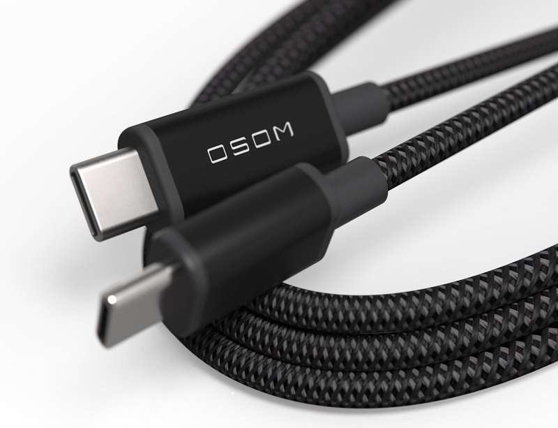 OSOM представила кабель для безопасной зарядки смартфонов в общественных местах