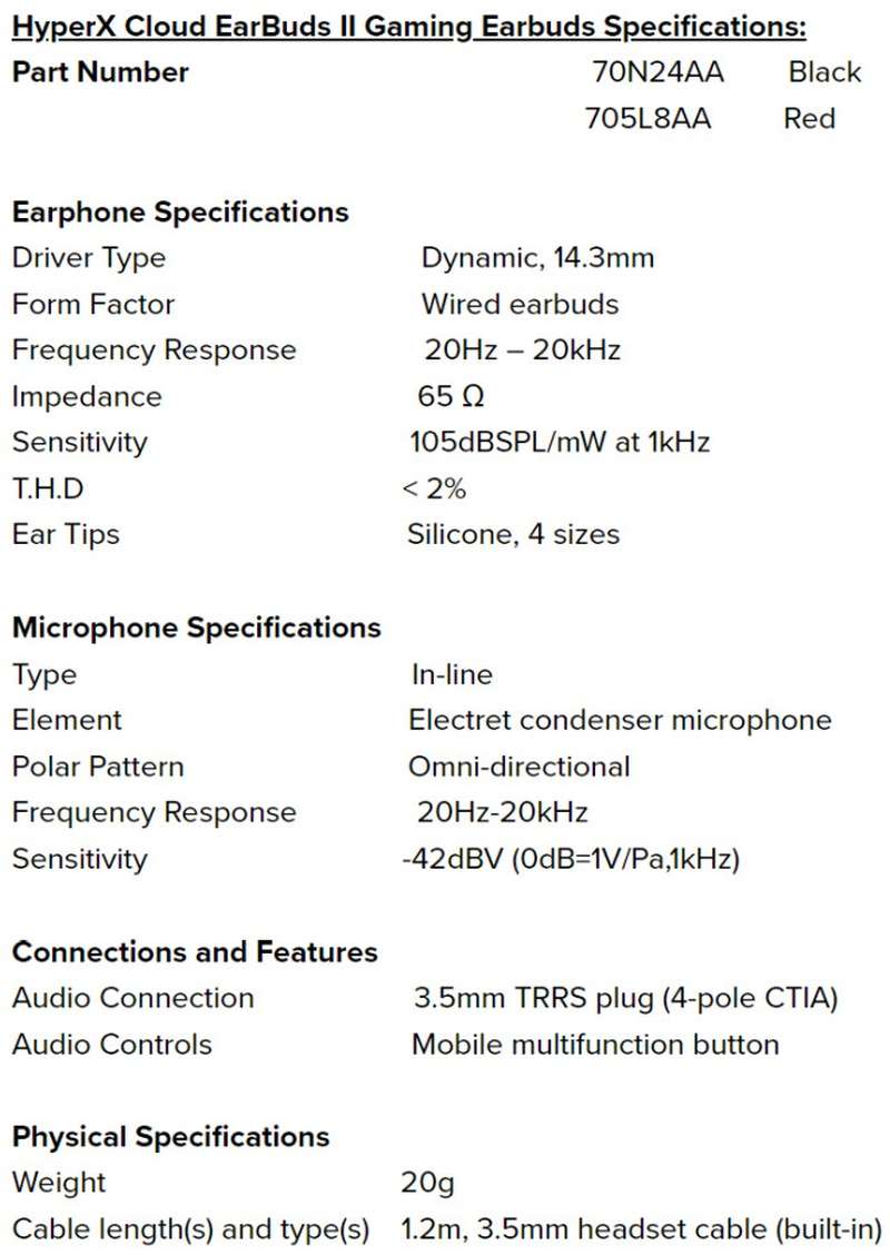 HyperX представила наушники-вкладыши Cloud Earbuds II за $40 для мобильных геймеров
