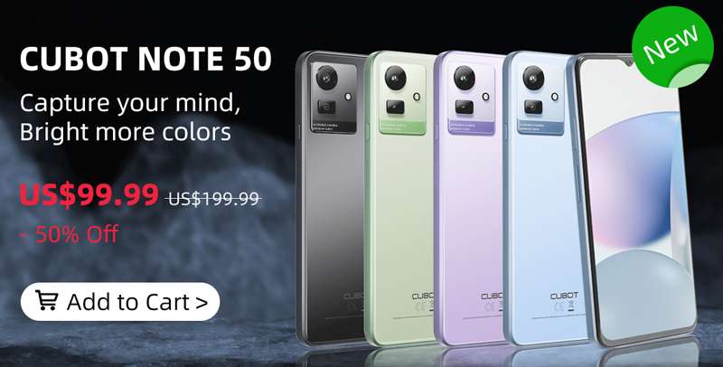 Cubot Note 50 — смартфон с высокой функциональностью и доступной ценой