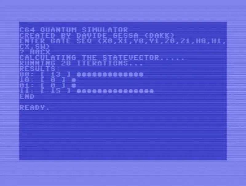 Симулятор квантового компьютера запустили на Commodore 64 — всё уложилось в 200 строк на BASIC