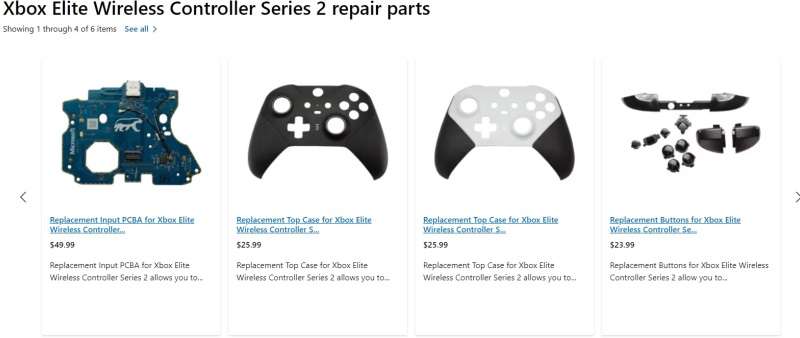Microsoft начала продавать запчасти для самостоятельного ремонта контроллеров Xbox