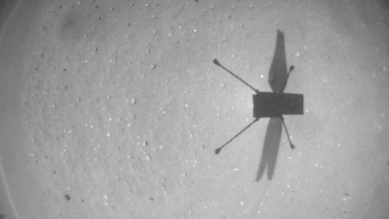 Марсианский вертолёт Ingenuity совершил 55-й полёт — суммарно преодолено 12,5 км