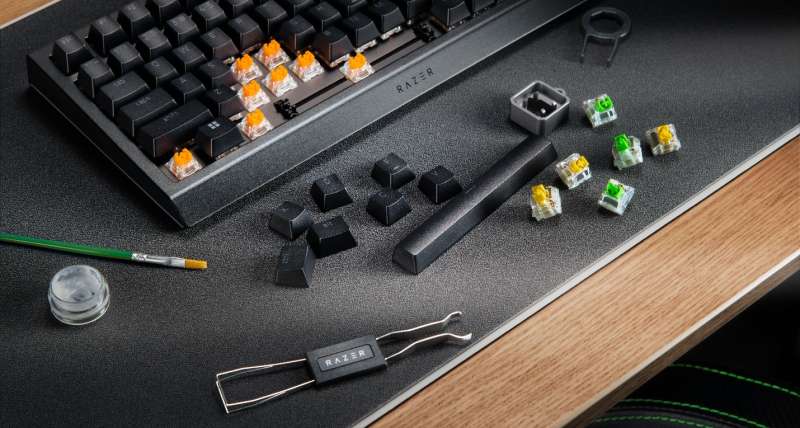 Razer представила механическую клавиатуру BlackWidow V4 75% с горячей заменой кнопок и «глубокими ощущениями»