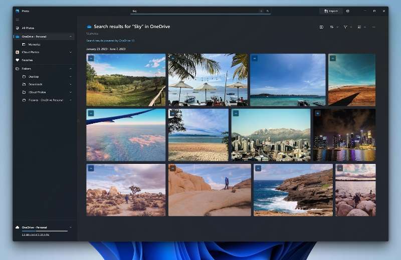 «Фотографии» в Windows 11 получили размытие фона, портретный режим и другие ИИ-функции