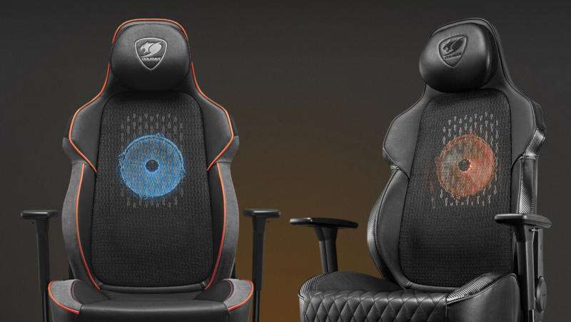 Cougar представила антипригарное геймерское кресло NXSYS AERO с 200-мм RGB-вентилятором