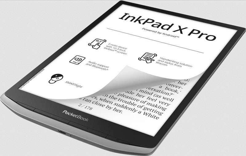 PocketBook представила 10-дюймовый электронный блокнот InkPad X Pro с пером Wacom — для чтения, записей и рисунков