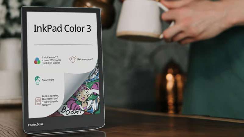 PocketBook выпустила 7,8-дюймовые электронные книги на цветных экранах E Ink Kaleido 3