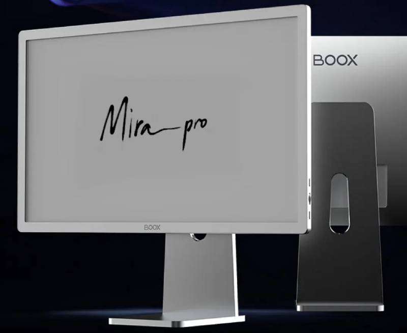 Onyx Boox добавила в монитор на электронных чернилах Mira Pro фронтальную подсветку