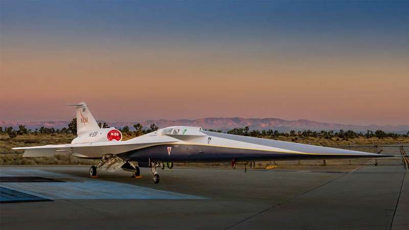 NASA представило бесшумный сверхзвуковой самолёт X-59 для гражданской авиации