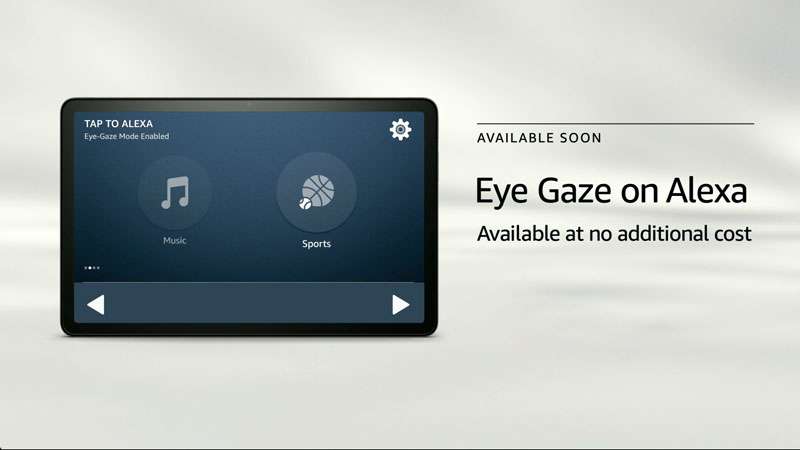 Планшет Amazon Fire Max 11 получил поддержку управления одними лишь глазами
