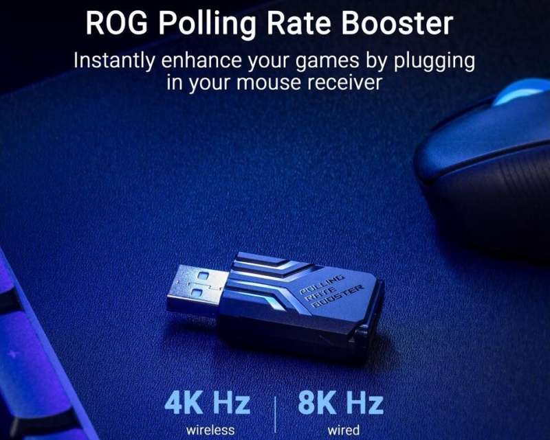 Asus представила беспроводную игровую мышку ROG Keris II Ace с сенсором на 42 000 DPI и весом 54 г