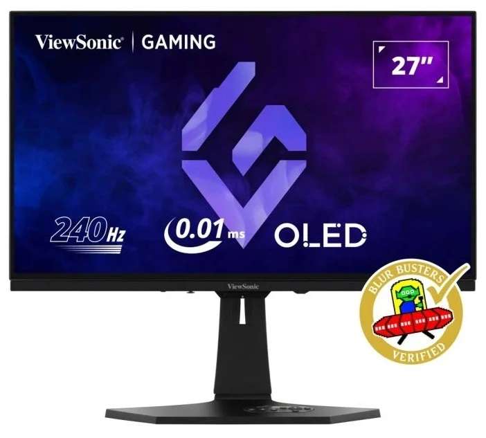 ViewSonic представила игровой 27-дюймовый OLED-монитор XG272-2K с 1440p и 240 Гц